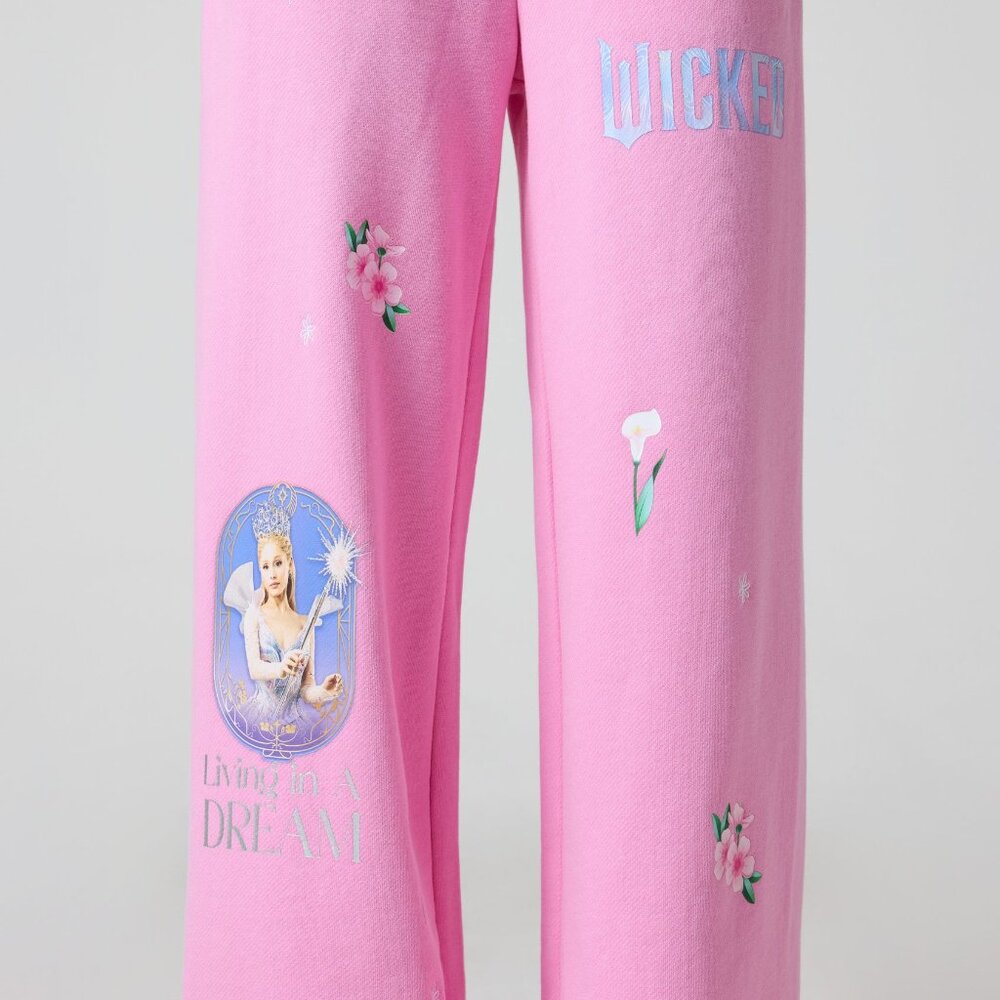*NWT* - Samii Ryan - Wicked: For Good, Glinda Living In A Dream Sweatpants - S - Picture 3 of 7